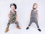 Camo and Leopard Rompers